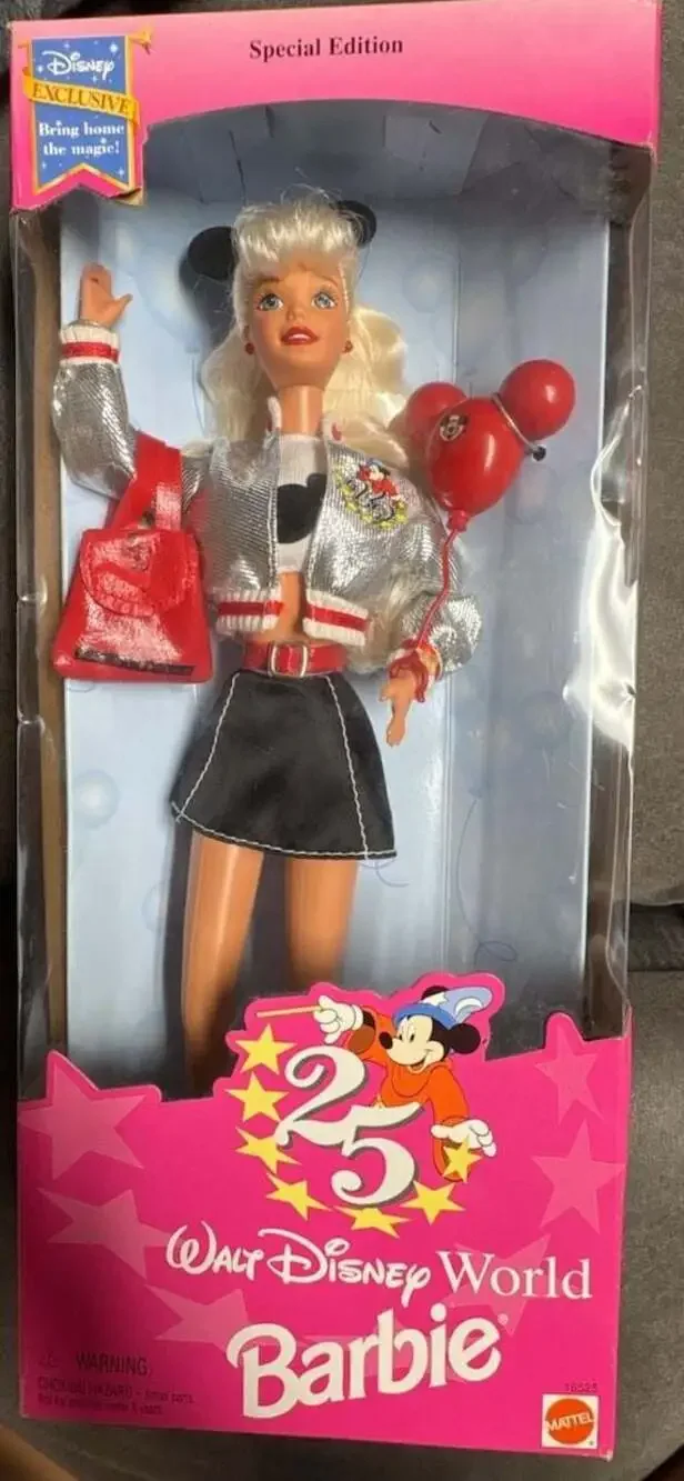 Mattel Walt Disney World 25th Anniversary Special Edition Barbie Doll 16525